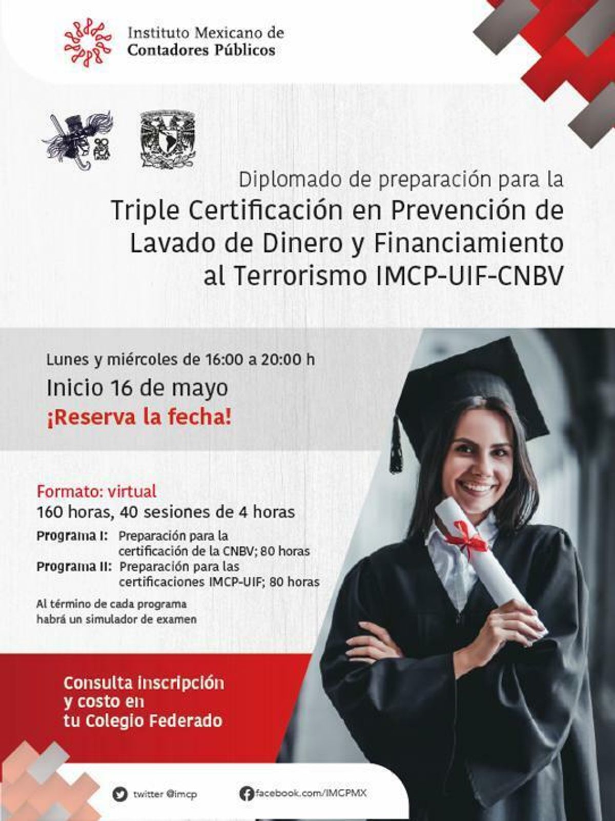 Triple Certificación en PLD FT IMCP UIF CNBV México MARCOS TINEDO