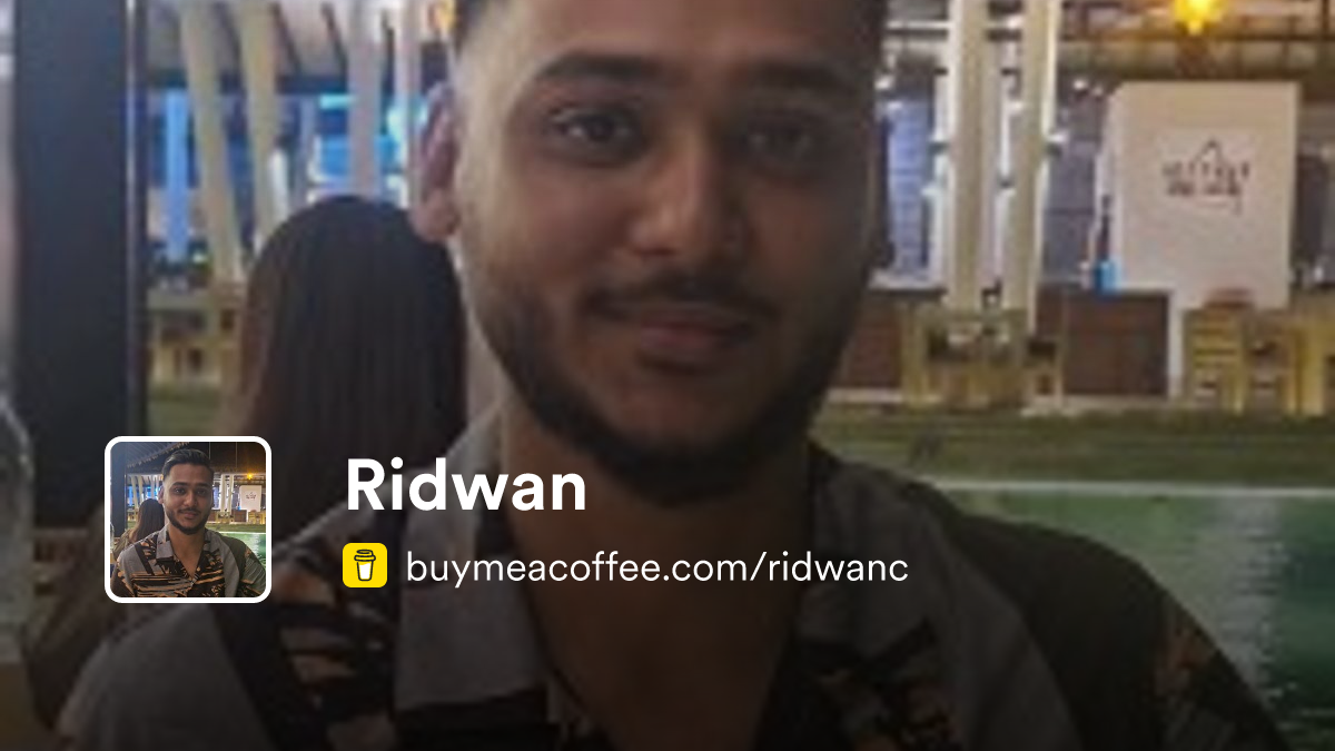 Banner Only Ridwan Ridwan - Buymeacoffee