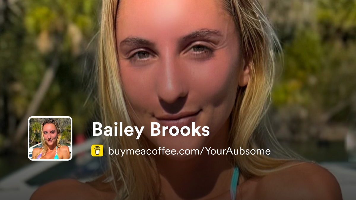 Absome Bailey Brooks - Buymeacoffee