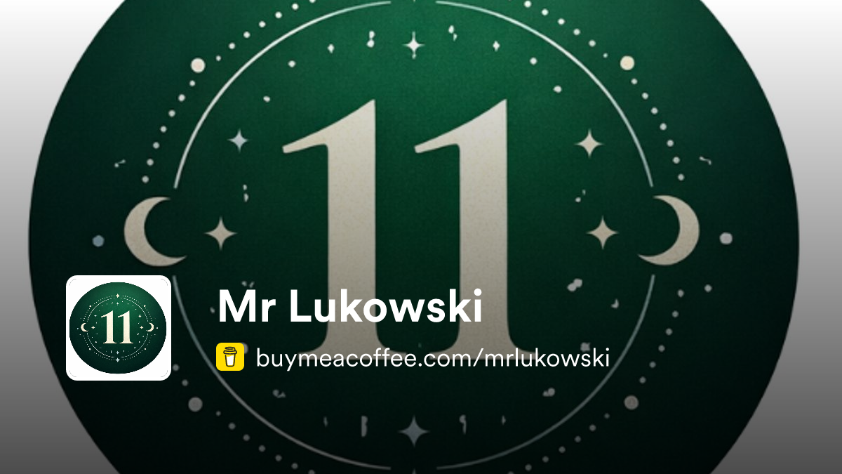 Mr Lukowski - Buymeacoffee