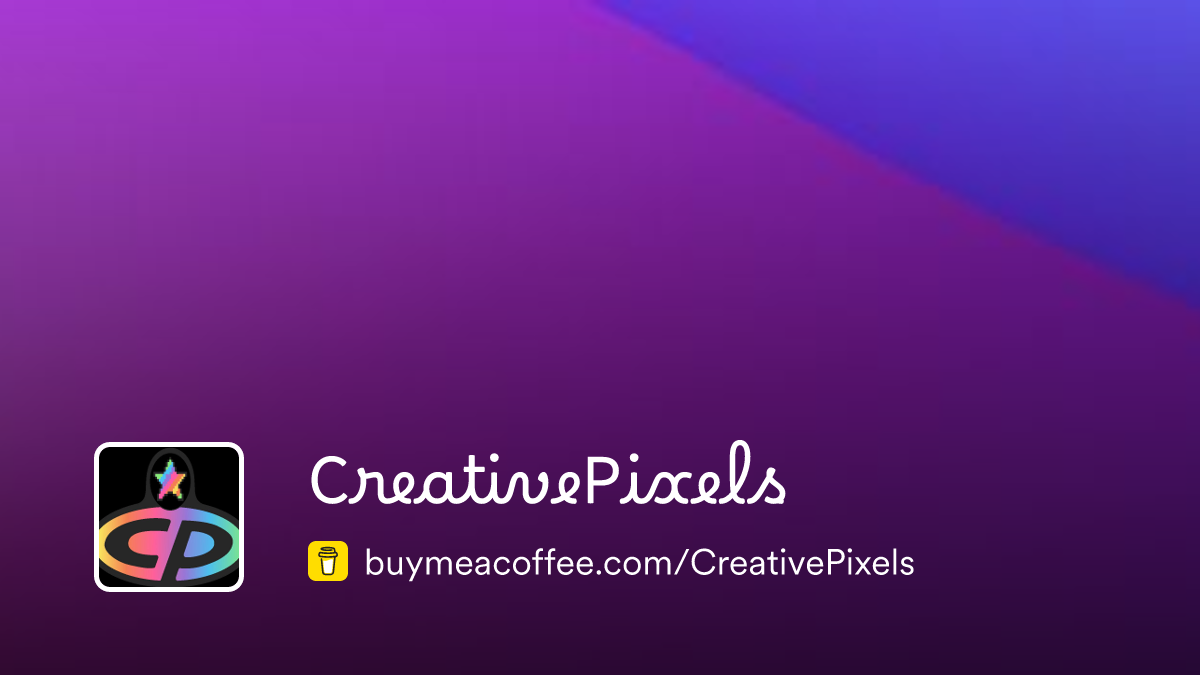 CreativePixels is Creating Icon Packs for android and ios - Buymeacoffee