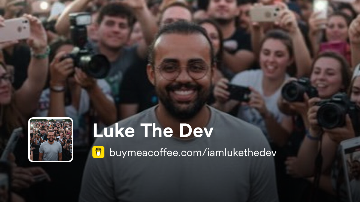 Luke The Dev - Buymeacoffee