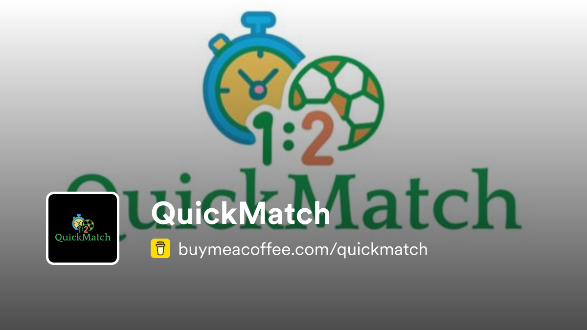 QuickMatch - Buymeacoffee
