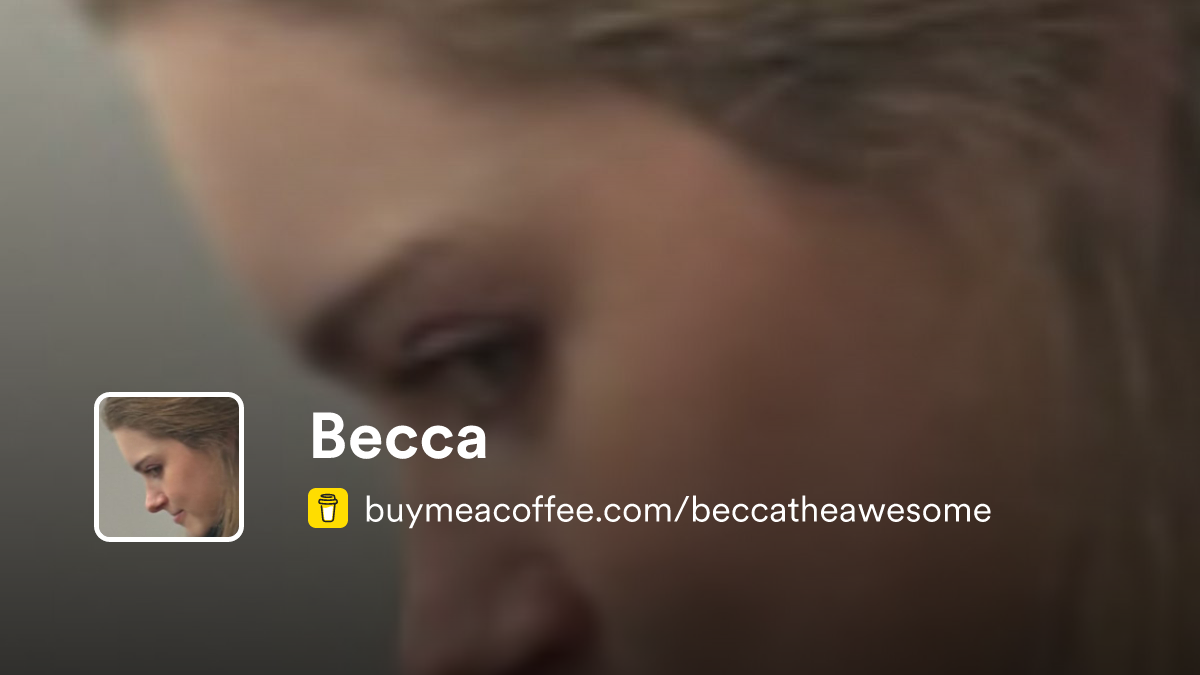 Becca - Buymeacoffee