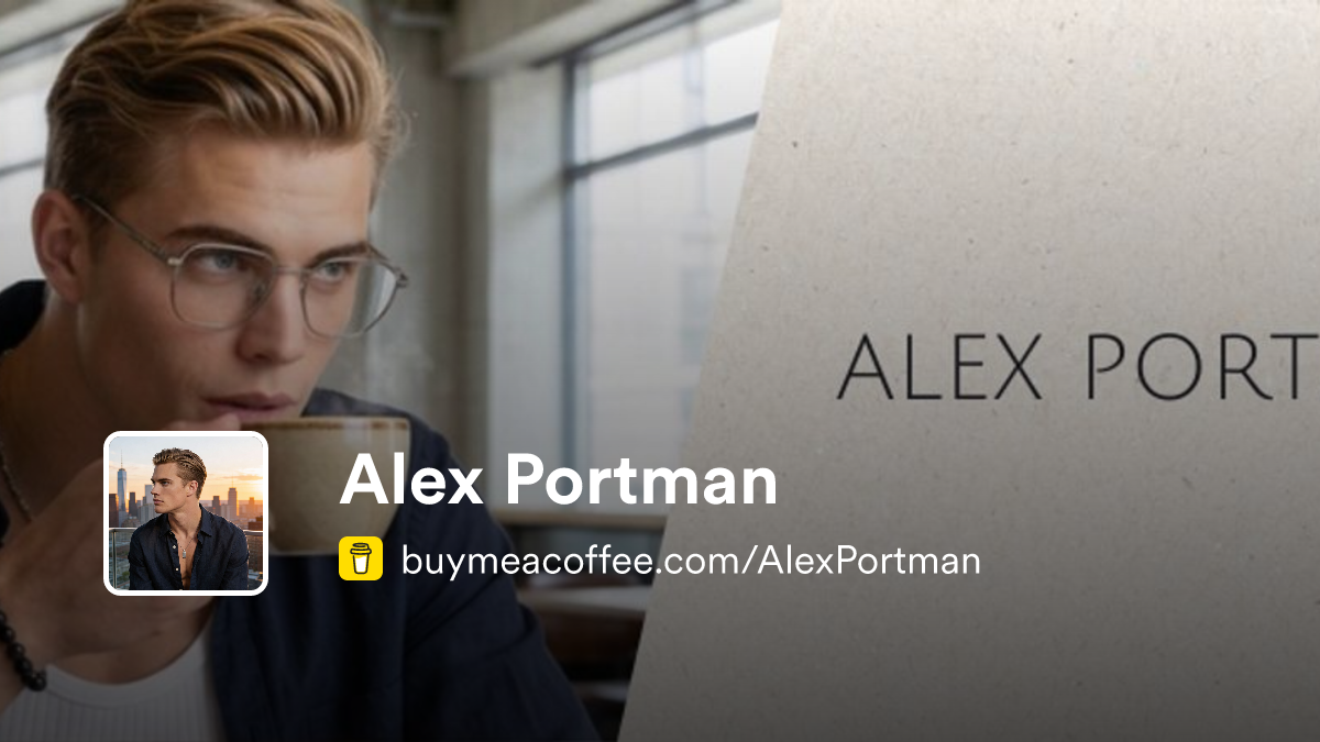 Alex Mea Alex Portman - Buymeacoffee