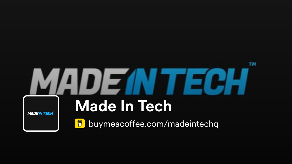 Made In Tech - Buymeacoffee