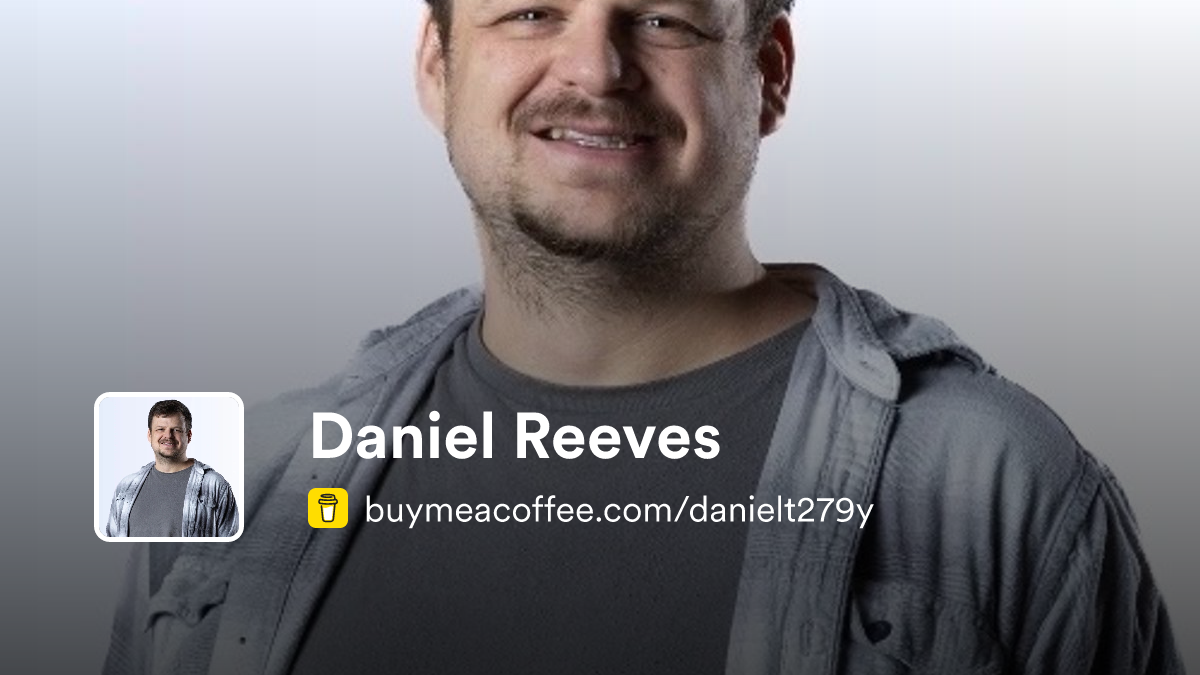 Daniel Reeves - Buymeacoffee