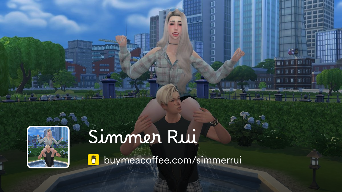 Sim Tan Rui Simmer Rui is a sim creator and a small youtuber. - Buymeacoffee