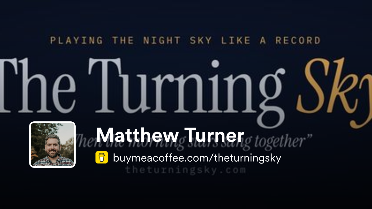 Mathtw Matthew Turner is The Turning Sky