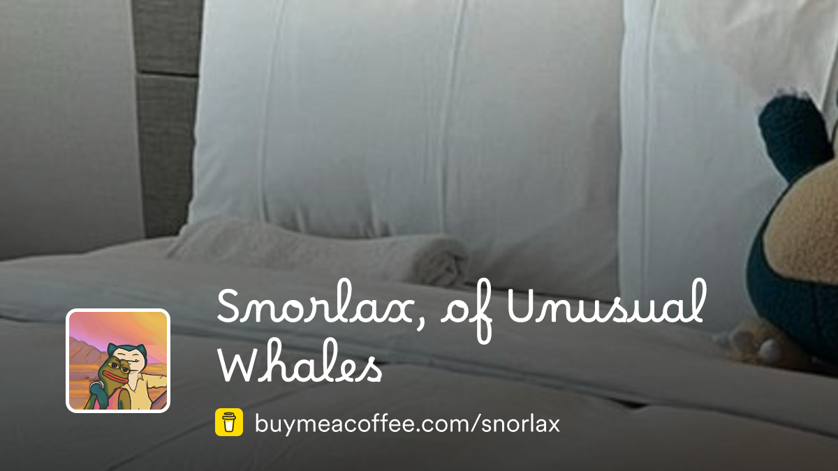 Snorlax, of Unusual Whales is providing basic options/flow knowledge