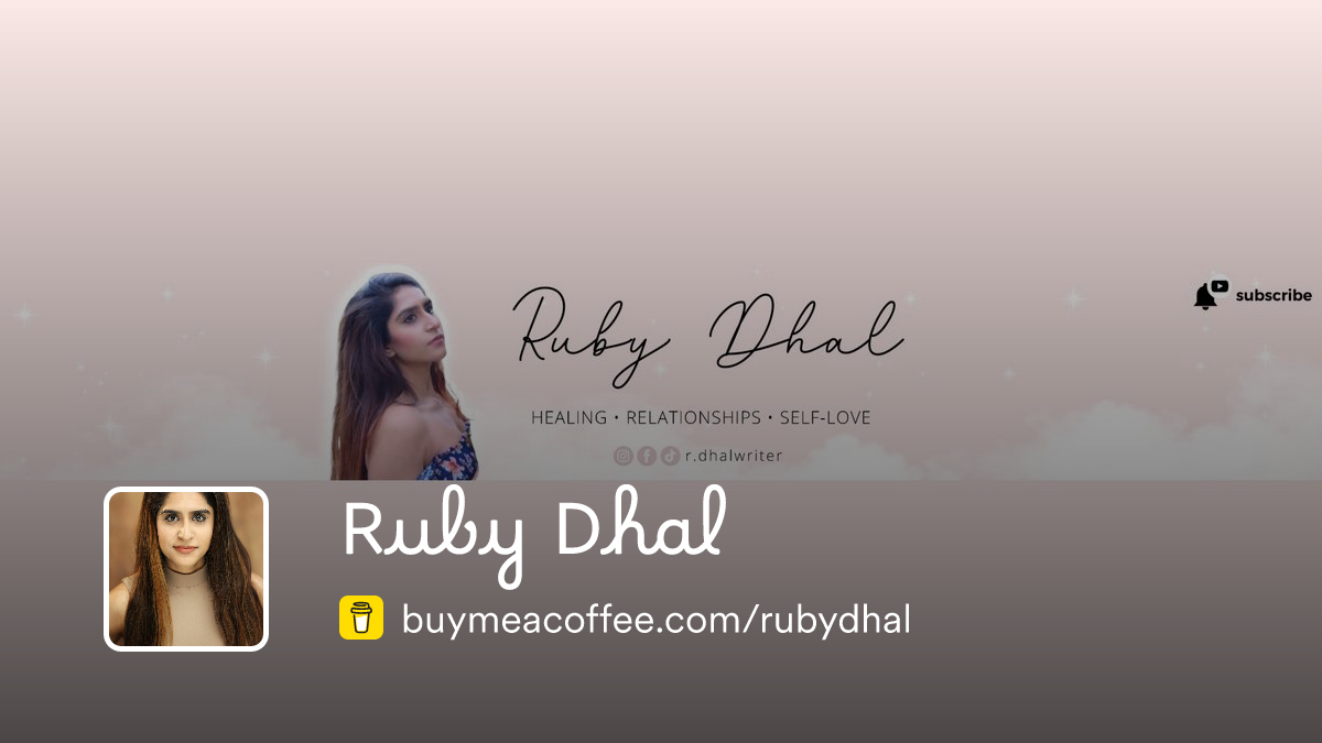 Ruby Dhal is an author of 5 books of poetry, prose and bite-size self ...