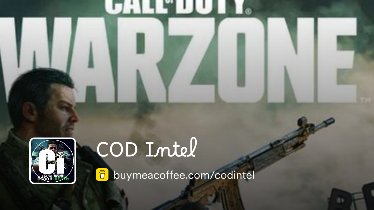 COD Intel is Лучший телеграм канал по Warzone и Call of Duty - Buymeacoffee