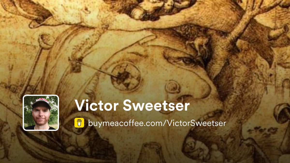 Victor Sweetser is Writing Stories - Buymeacoffee