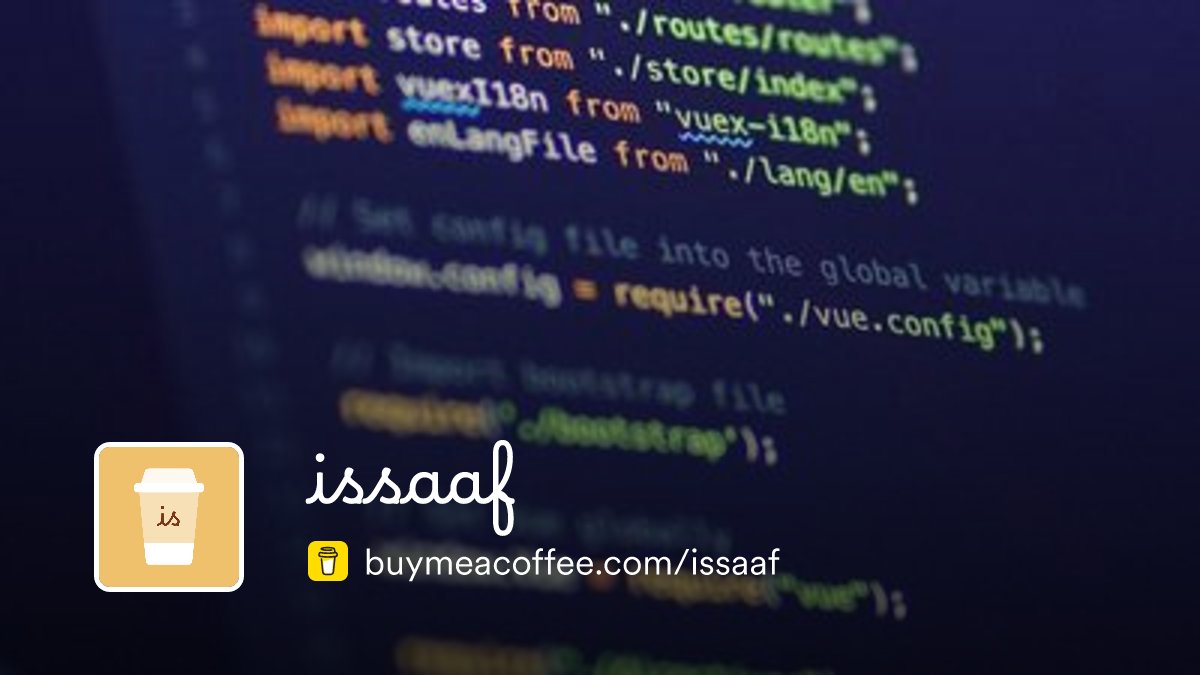 issaaf is coding - Buymeacoffee