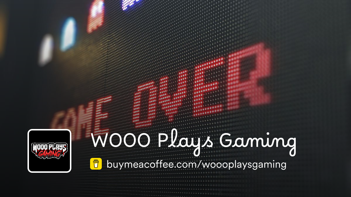 WOOO Plays Gaming is Video Game Creator - Buymeacoffee