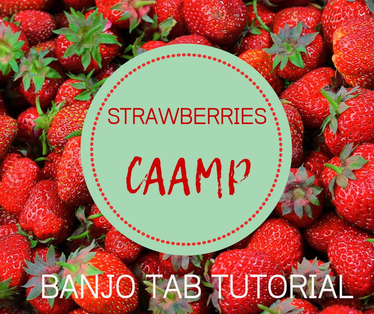 Strawberries by Caamp NEW Banjo Tutorial! — Hunter Tester Music
