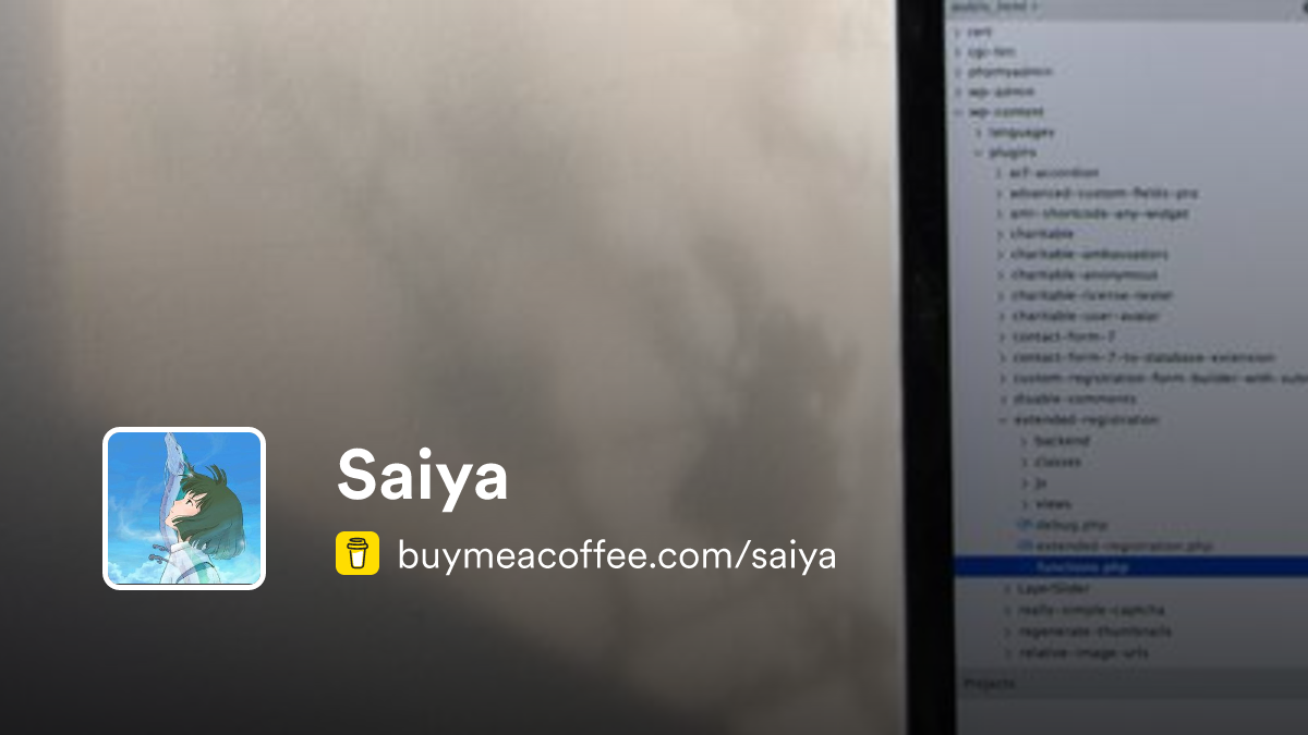 Saiya - Buymeacoffee