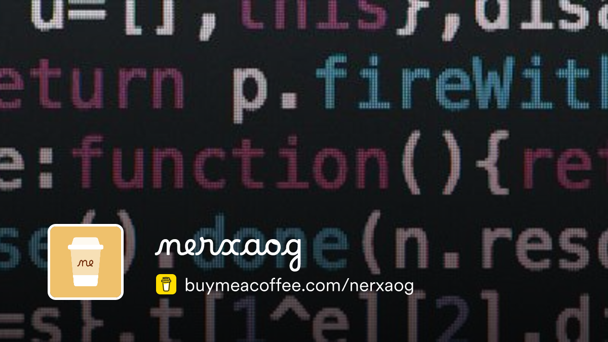 nerxaog is FiveM Script Creator and Developer - Buymeacoffee