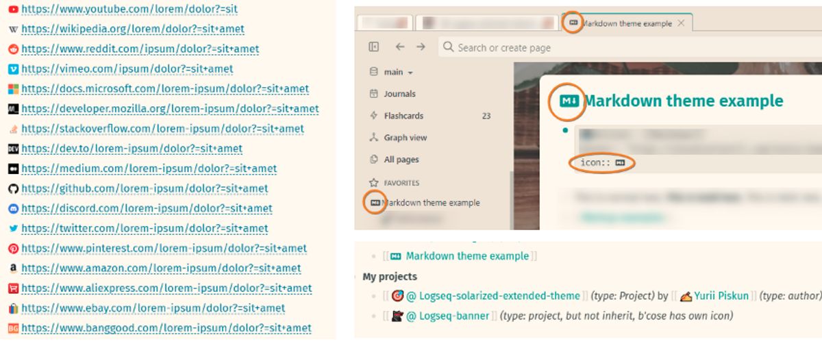"Awesome Links" Logseq plugin release — Yurii Piskun - Buymeacoffee