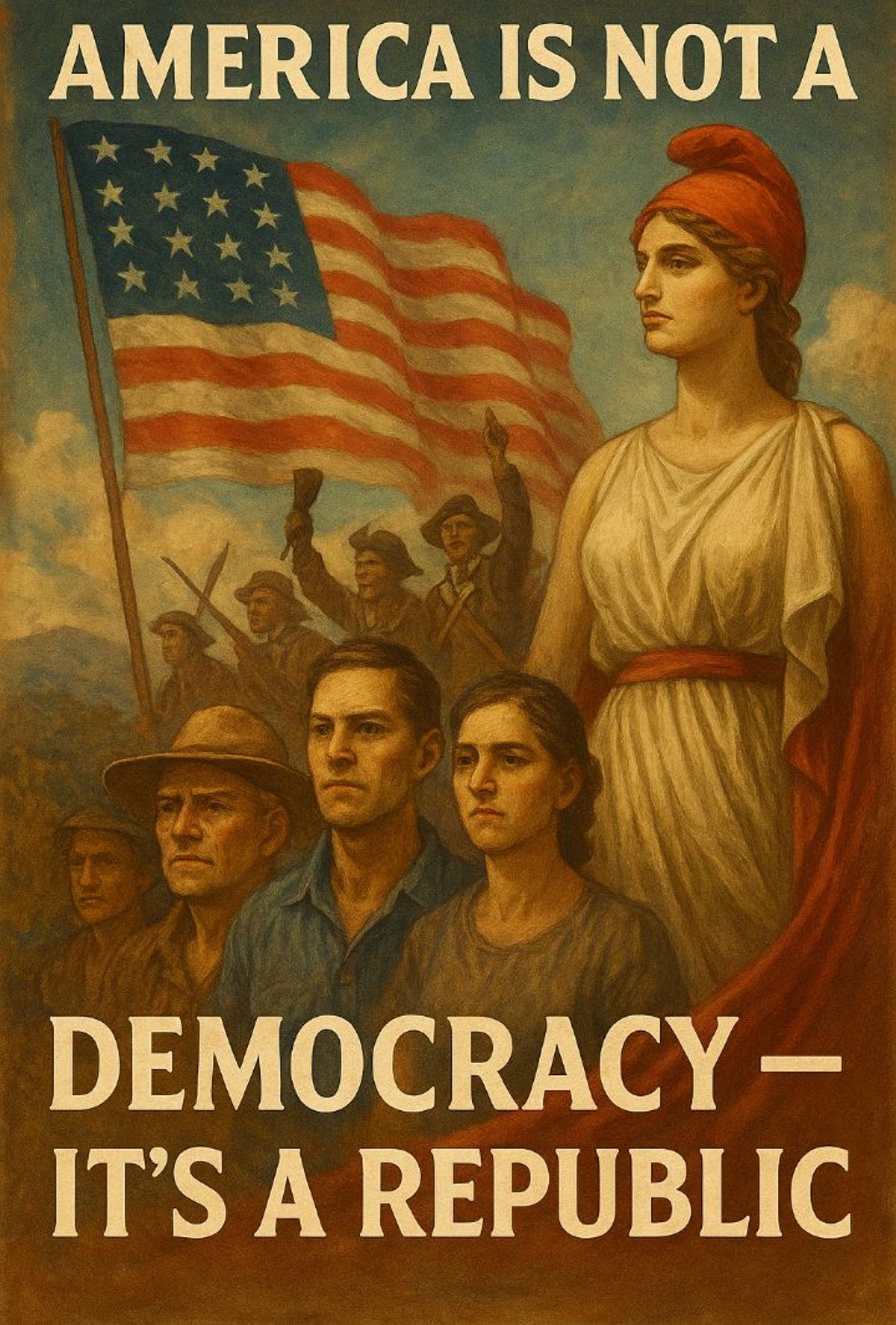 Simple Images Democratic Rights America Is Not a Democracy — It Is a Republic — omararizona.com