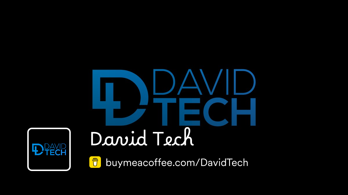 David Tech is creating videography, photography and editing tutorials ...