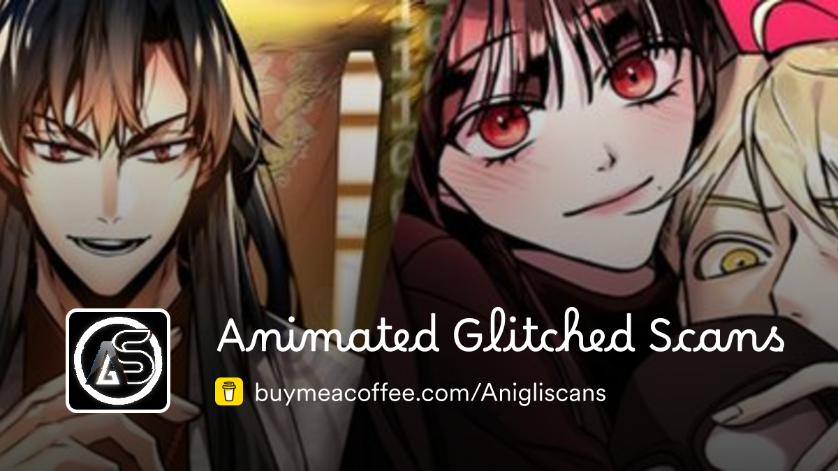 Animated Glitched Scans - Buymeacoffee