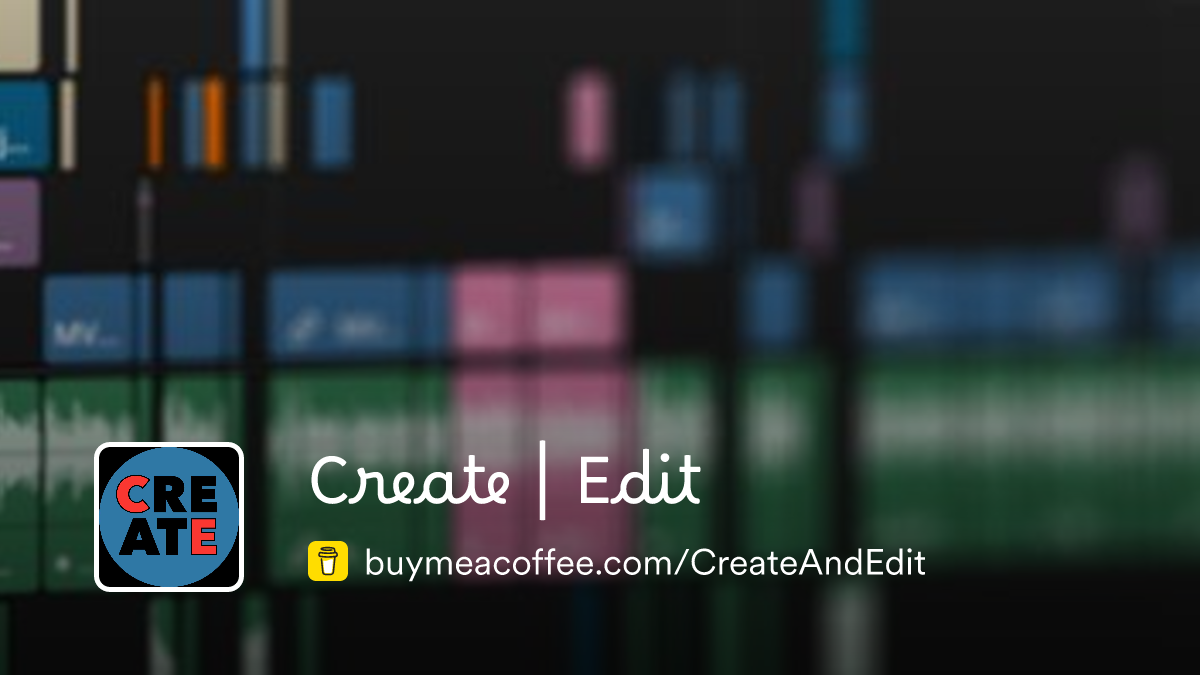 Create | Edit is creating Video and Motion Graphics with DaVinci ...