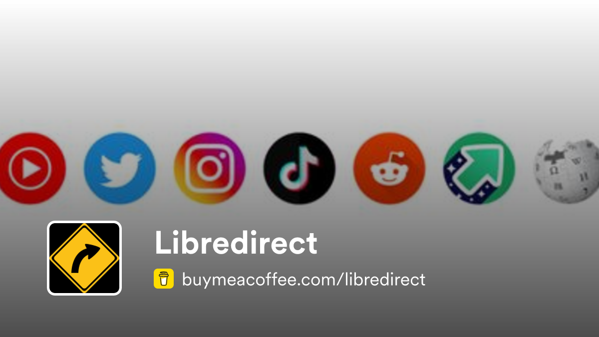 Libredirect - Buymeacoffee