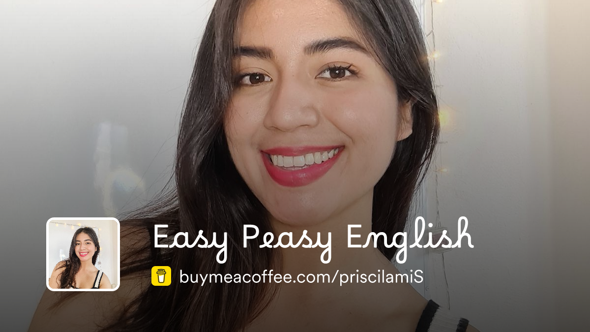 Easy Peasy English - Buymeacoffee