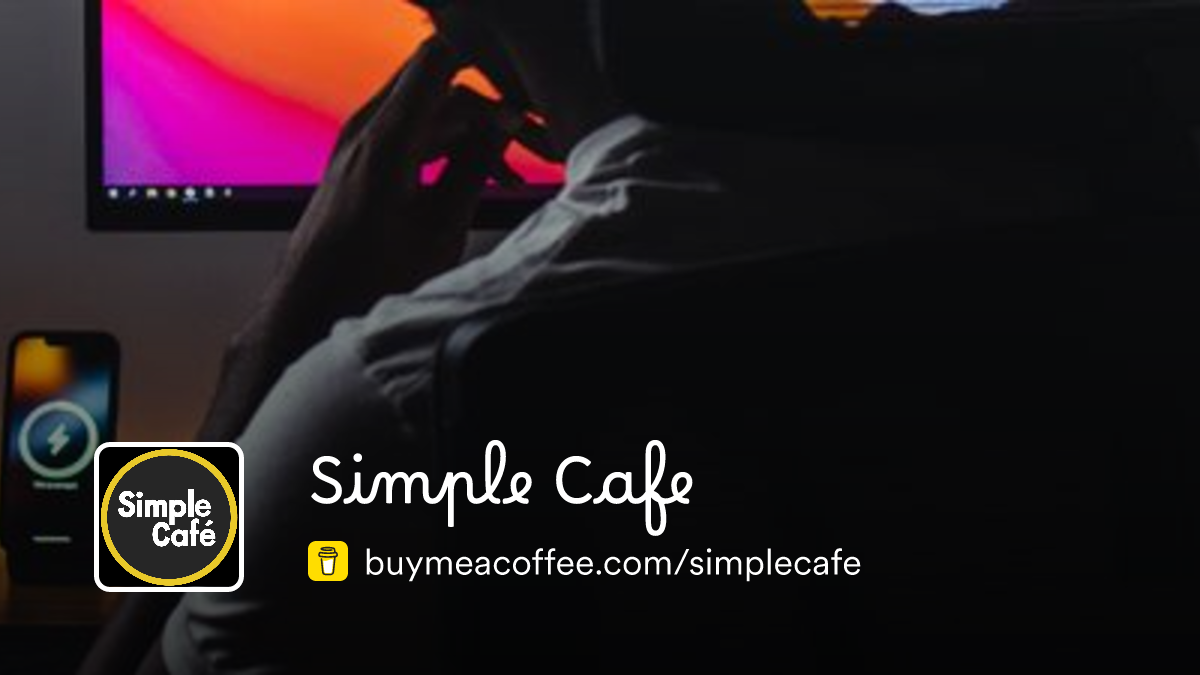 Simpe Cafe Simple Cafe - Buymeacoffee