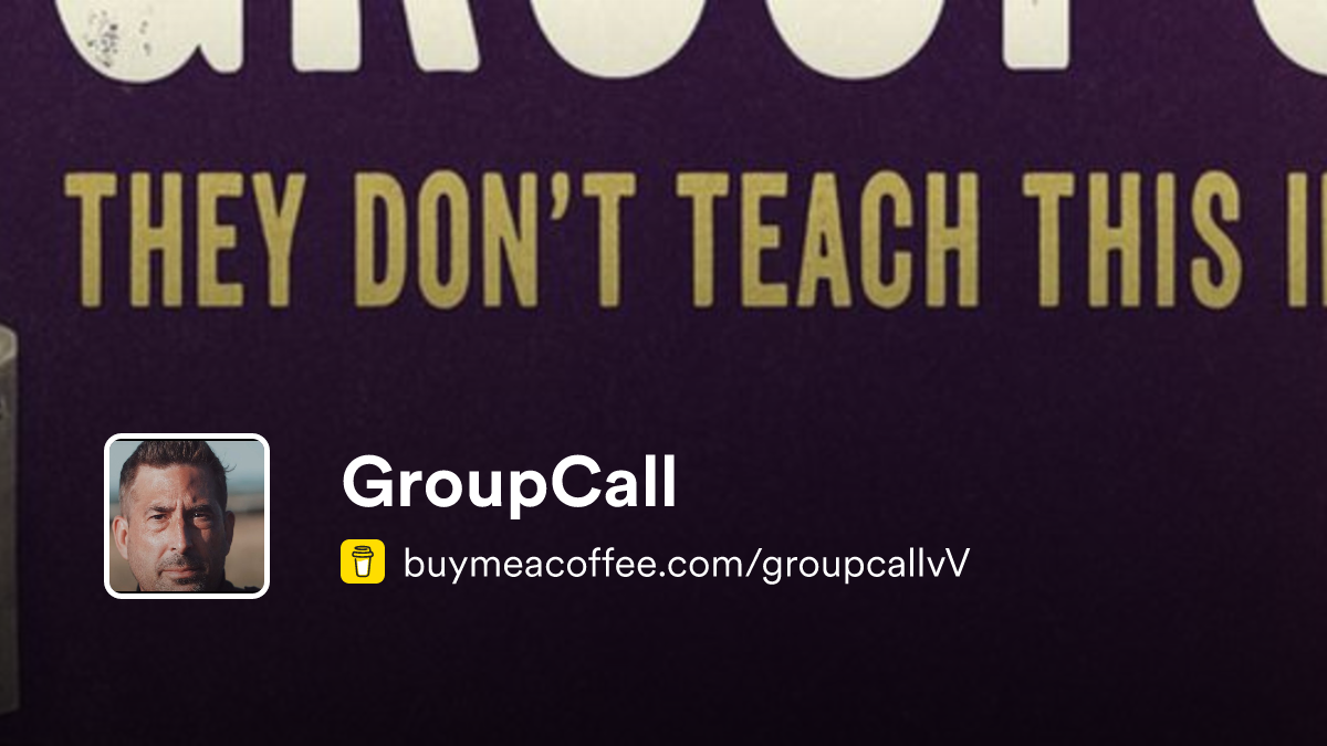 GroupCall is project with clinical education videos - Buymeacoffee