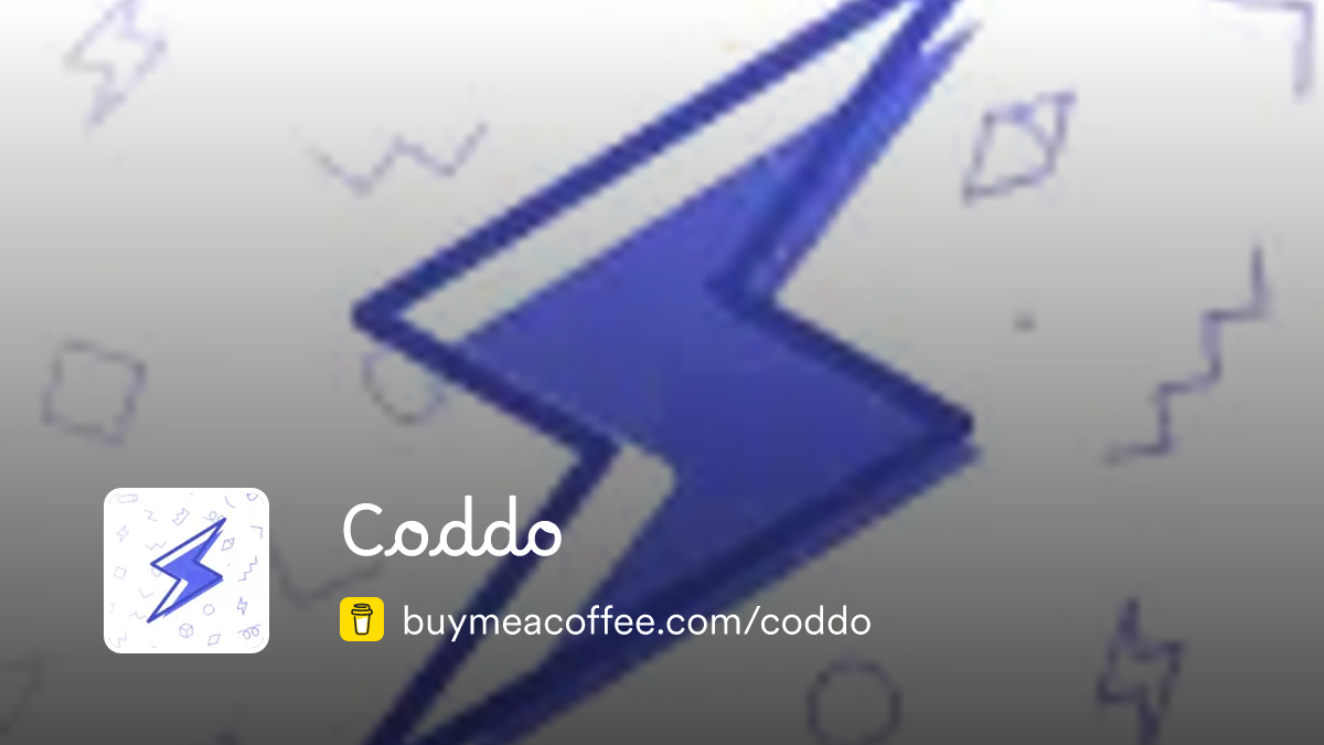 Coddo - Buymeacoffee