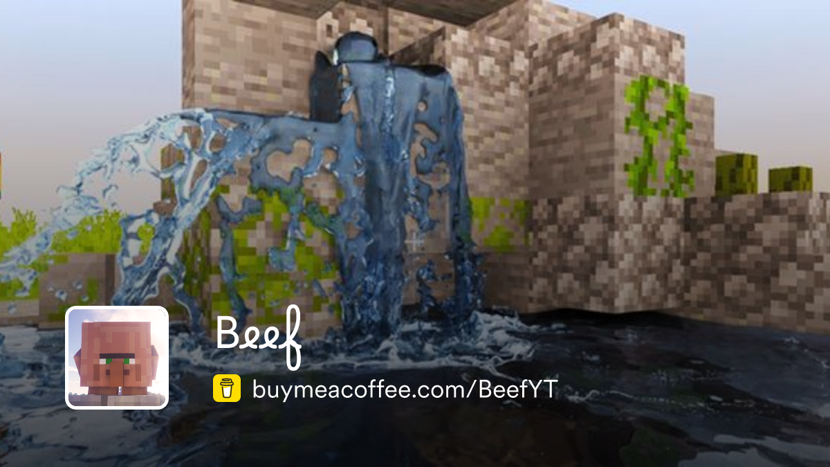 Beef is creating YouTube content - Buymeacoffee