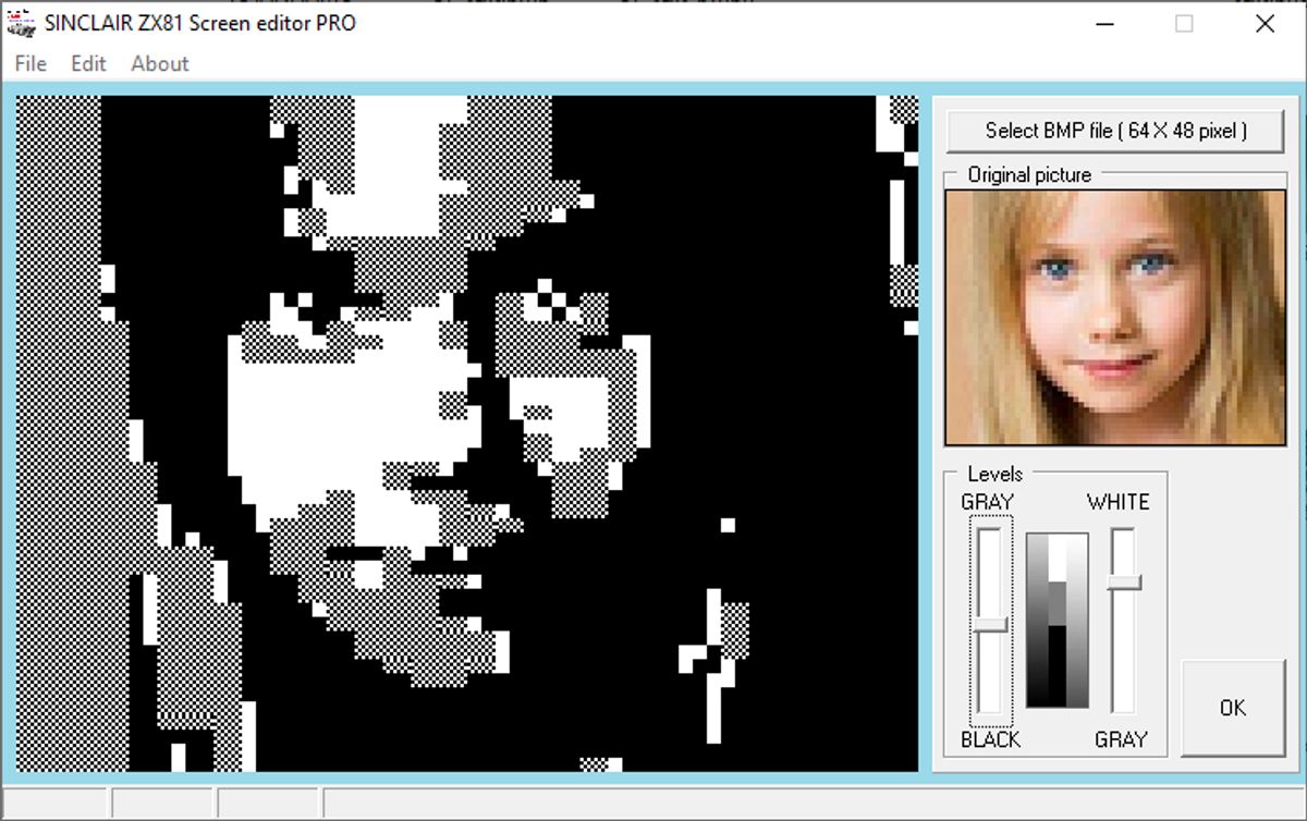 SINCLAIR ZX81 Screen editor — NICKMANN Studio