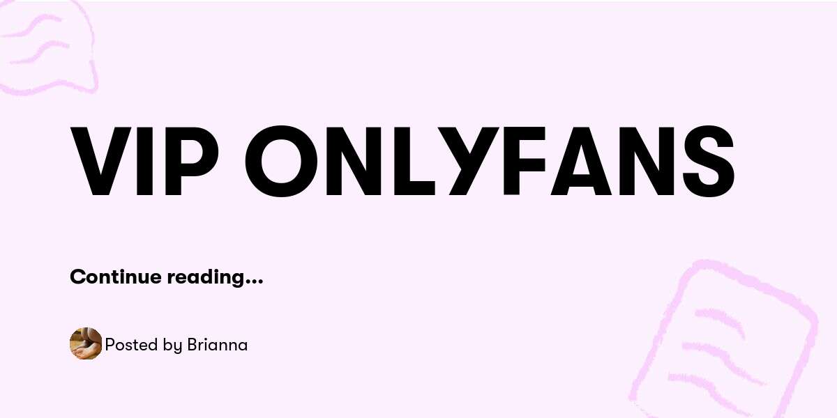 VIP ONLYFANS — Brianna - Buymeacoffee
