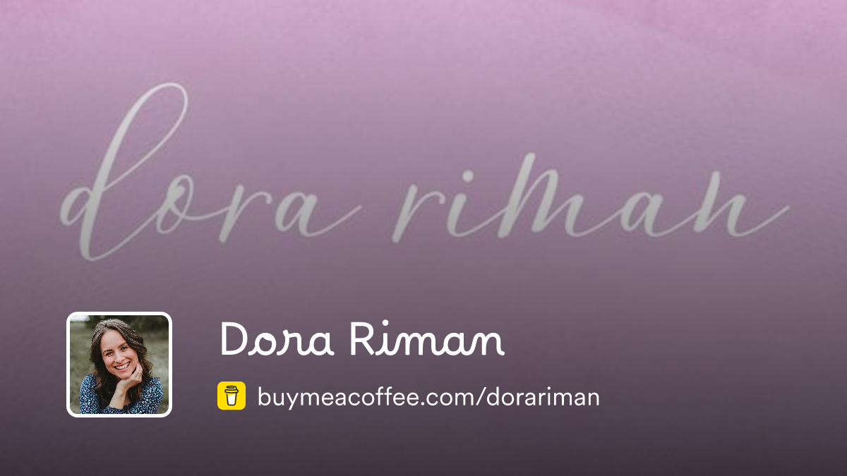 Dora Riman - Buymeacoffee