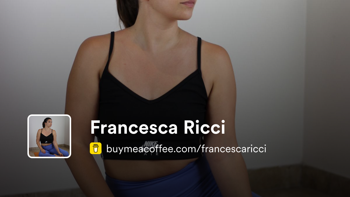 Francesca Ricci - Buymeacoffee
