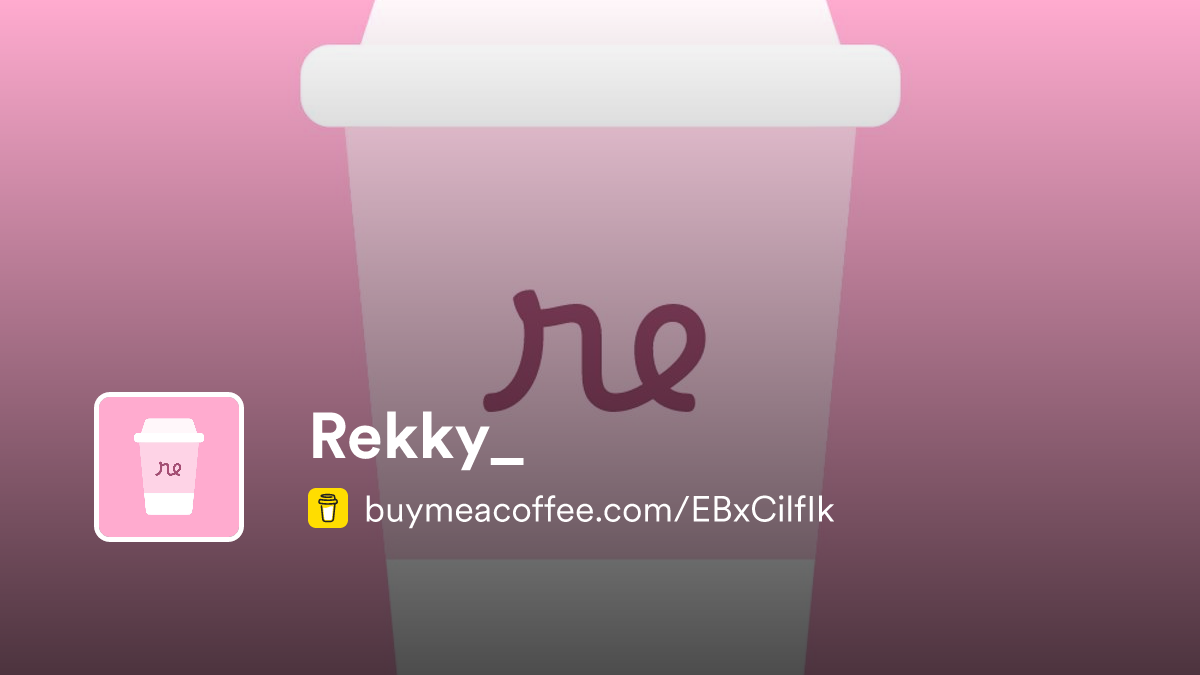 Rekky_ - Buymeacoffee