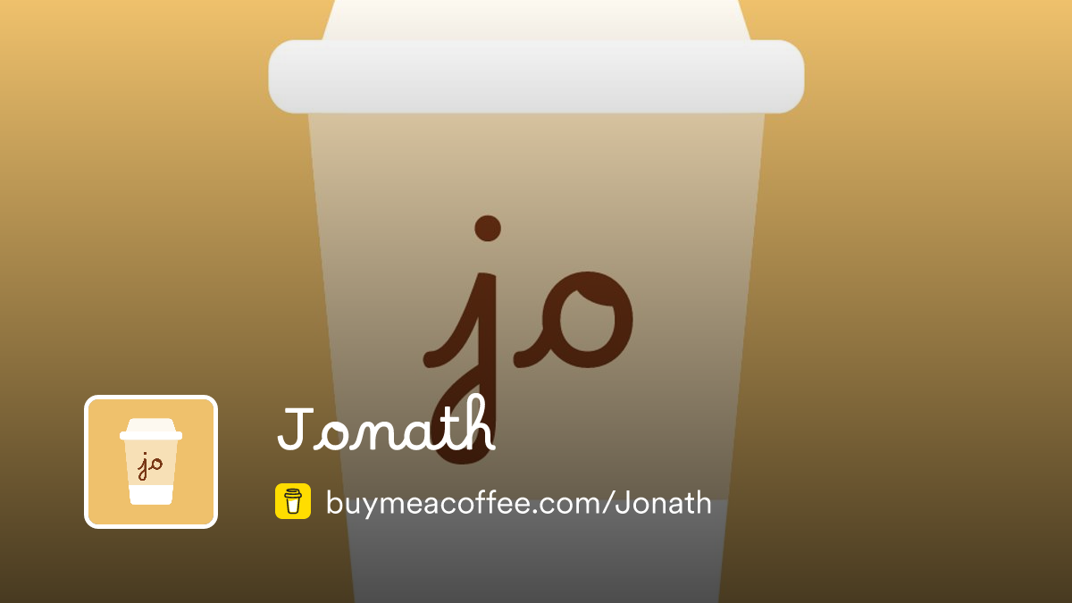 Jonath - Buymeacoffee