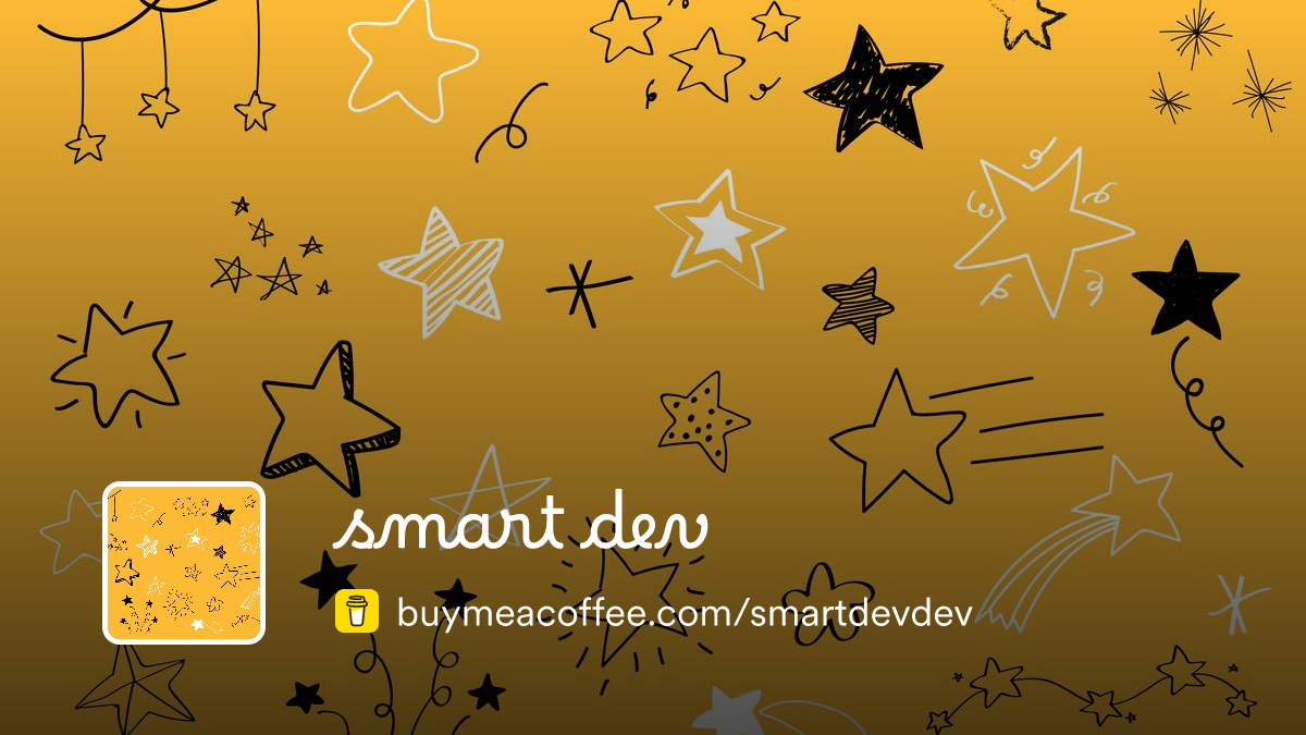 smart dev - Buymeacoffee