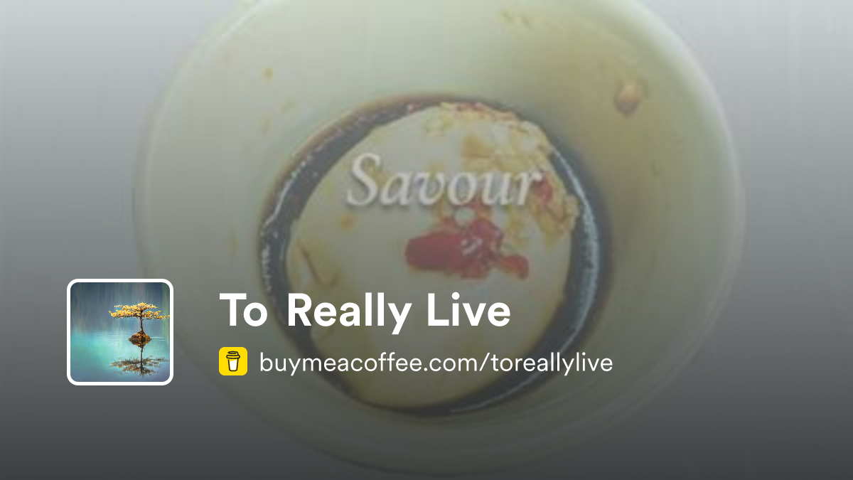 Gallery | To Really Live - Buymeacoffee