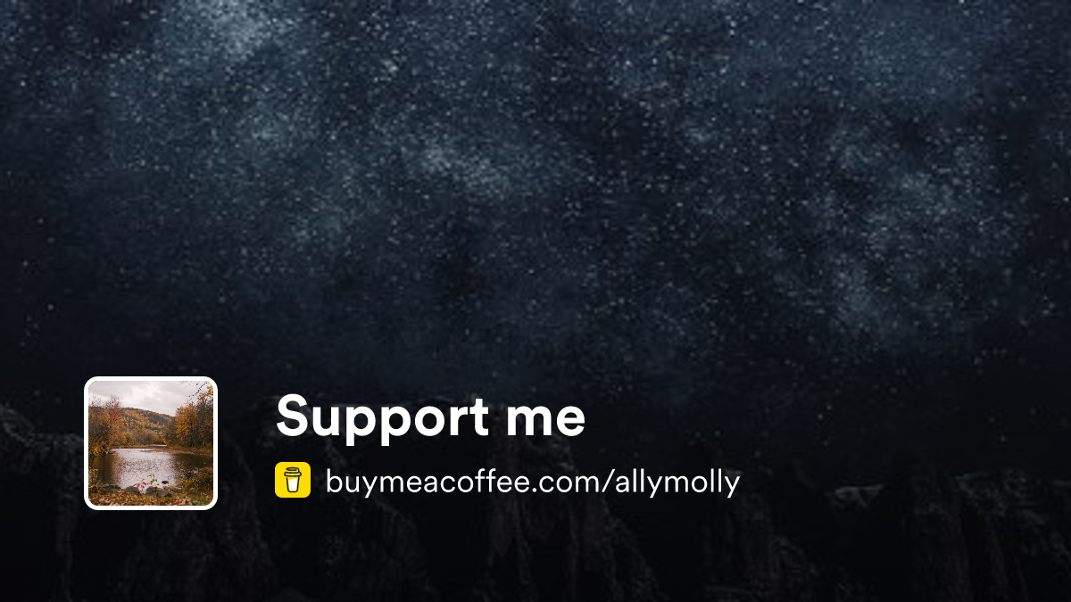 Support me - Buymeacoffee