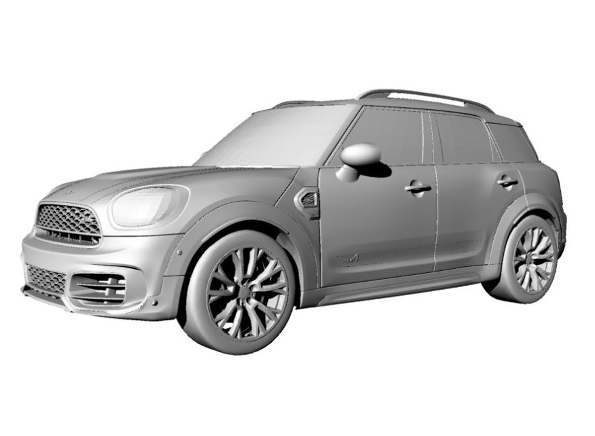 Mini Countryman John Cooper Works '2021 - 3D Model — Denis - Buymeacoffee