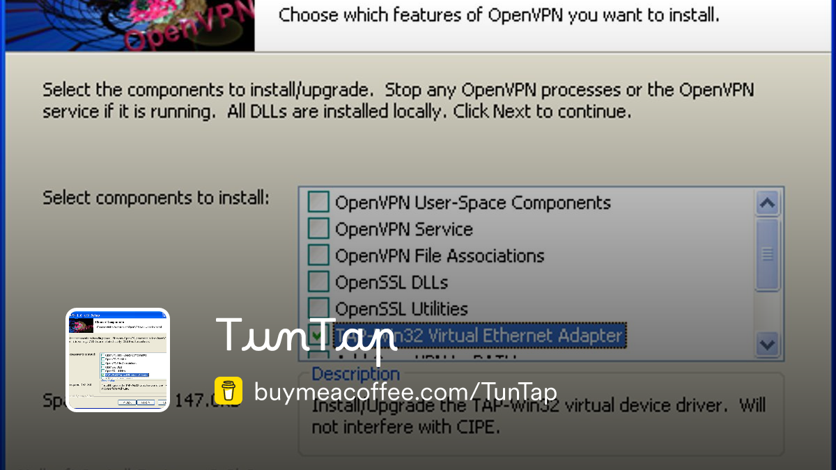TunTap - Buymeacoffee