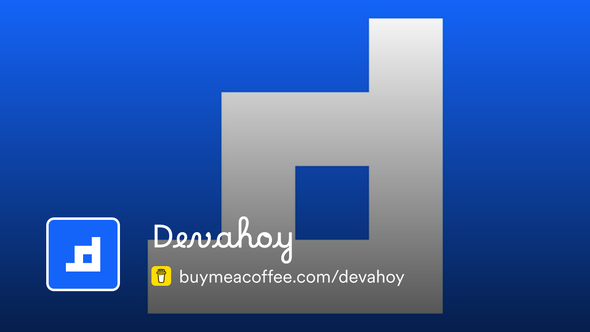 Devahoy - Buymeacoffee