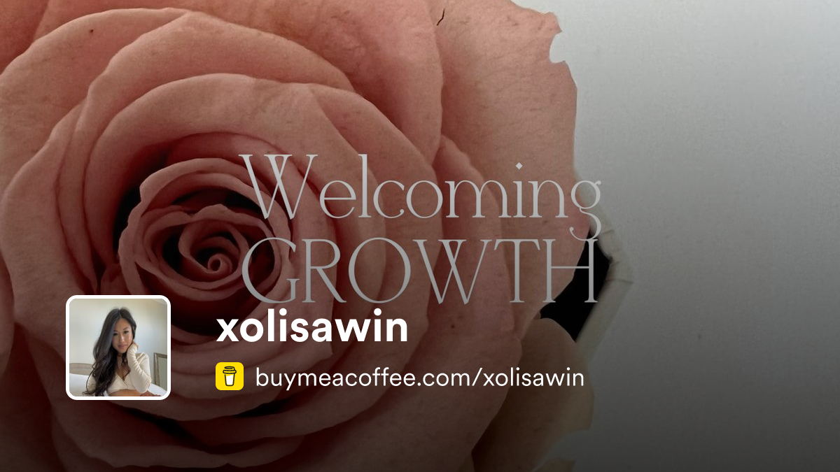 xolisawin is spreading love, inspiration, & positivity 🤍 - Buymeacoffee