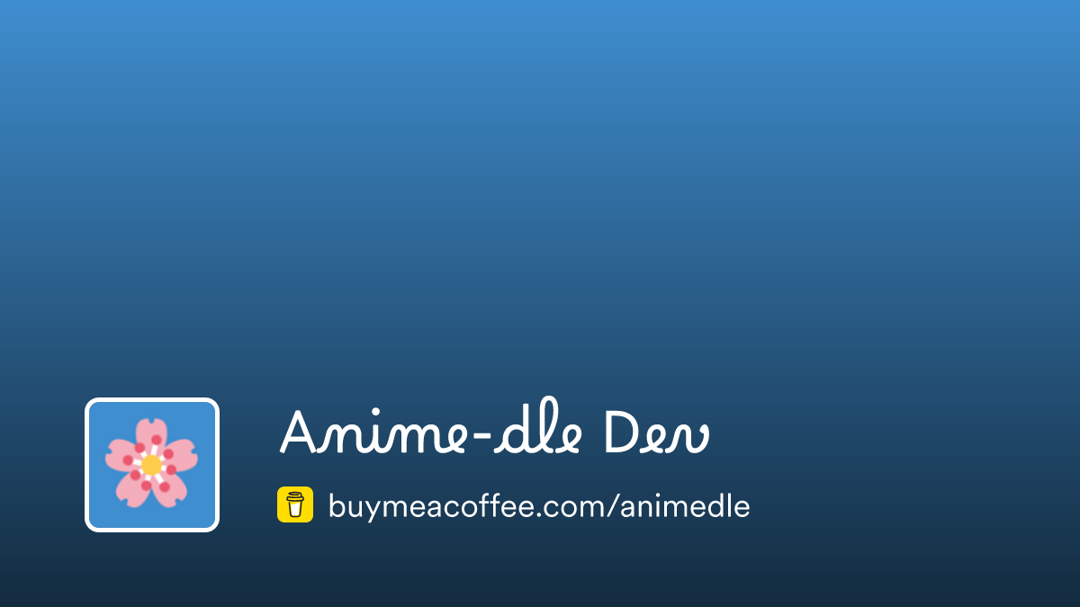 Anime-dle Dev