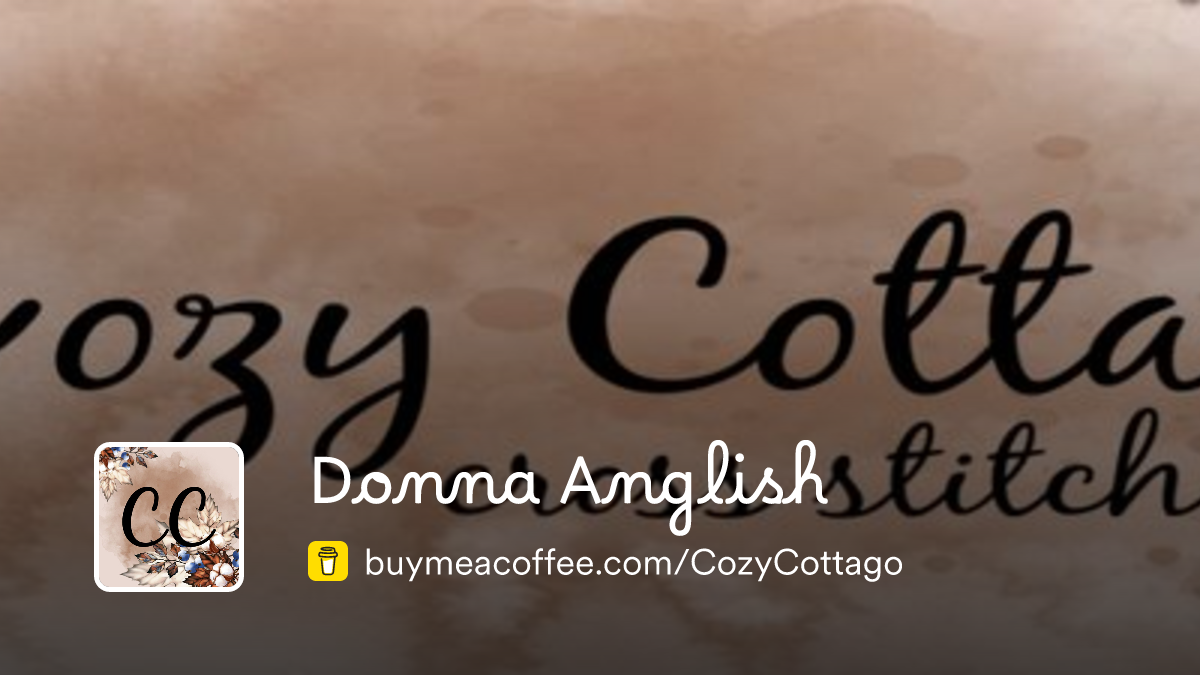 Donna Anglish is Cross Stitch - Buymeacoffee