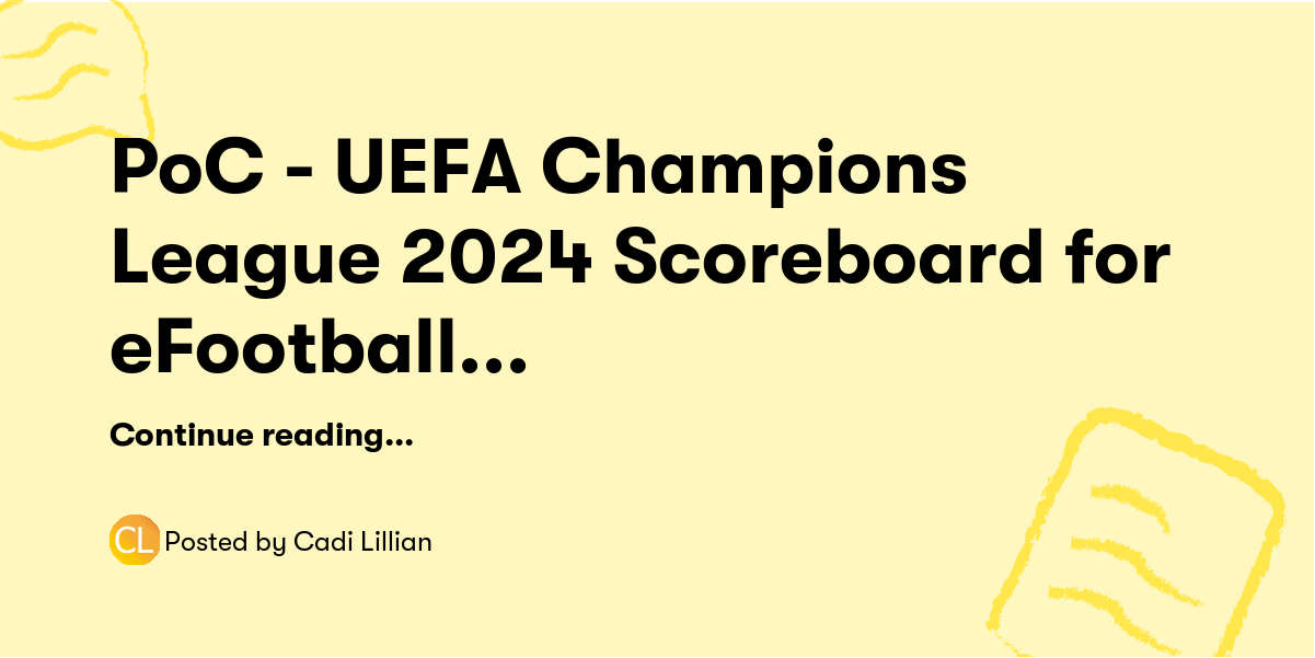 UEFA CHAMPIONS LEAGUE SCOREBOARD visual data 4