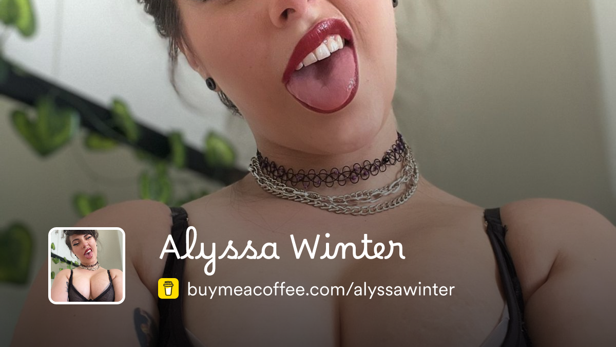 Alyssa Winter - Buymeacoffee